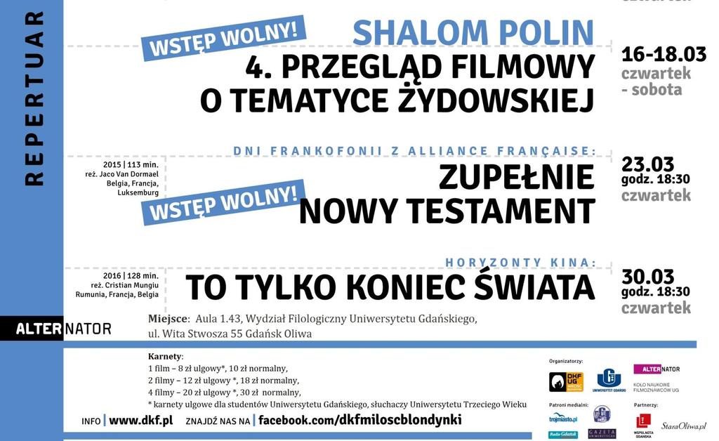 DKF REPERTUAR NA MARZEC Shalom Polin 4.