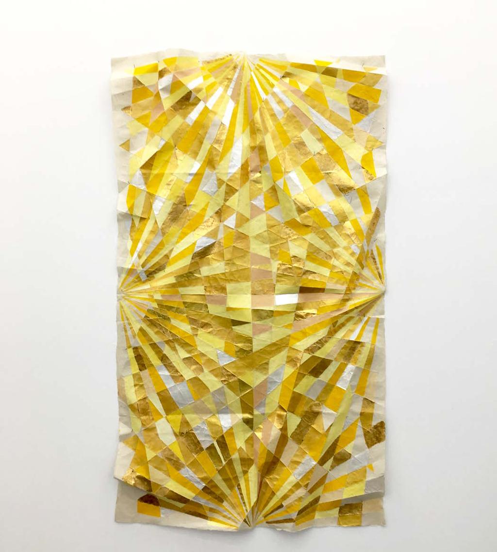 Folded surface - Yellow, 2013-14