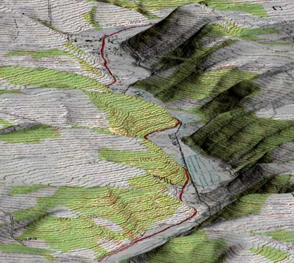 Model rzeźby terenu numeryczny model terenu NMT Digital Elevation Model DEM,