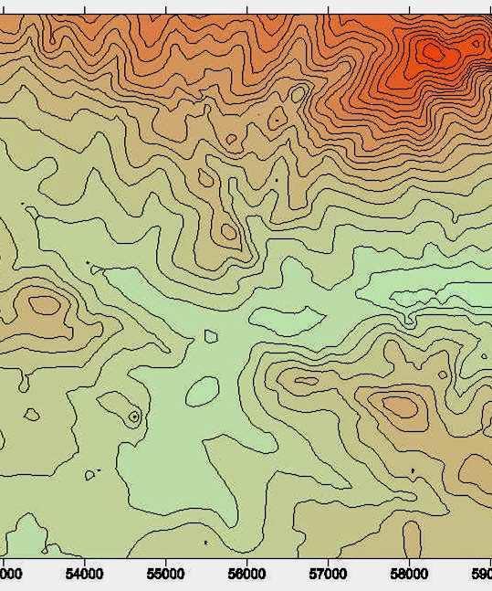 skaning laserowy, interferometria, wektoryzacja map Sposób zapisu danych o