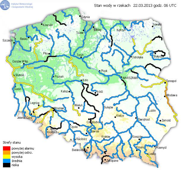 METEOROLOGICZNE Stan wody