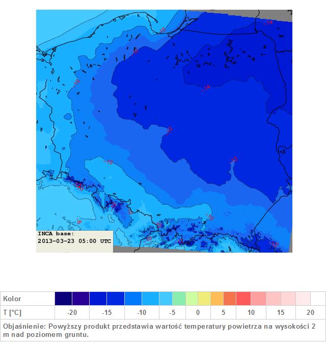 Pokrywa śnieżna Temperatura