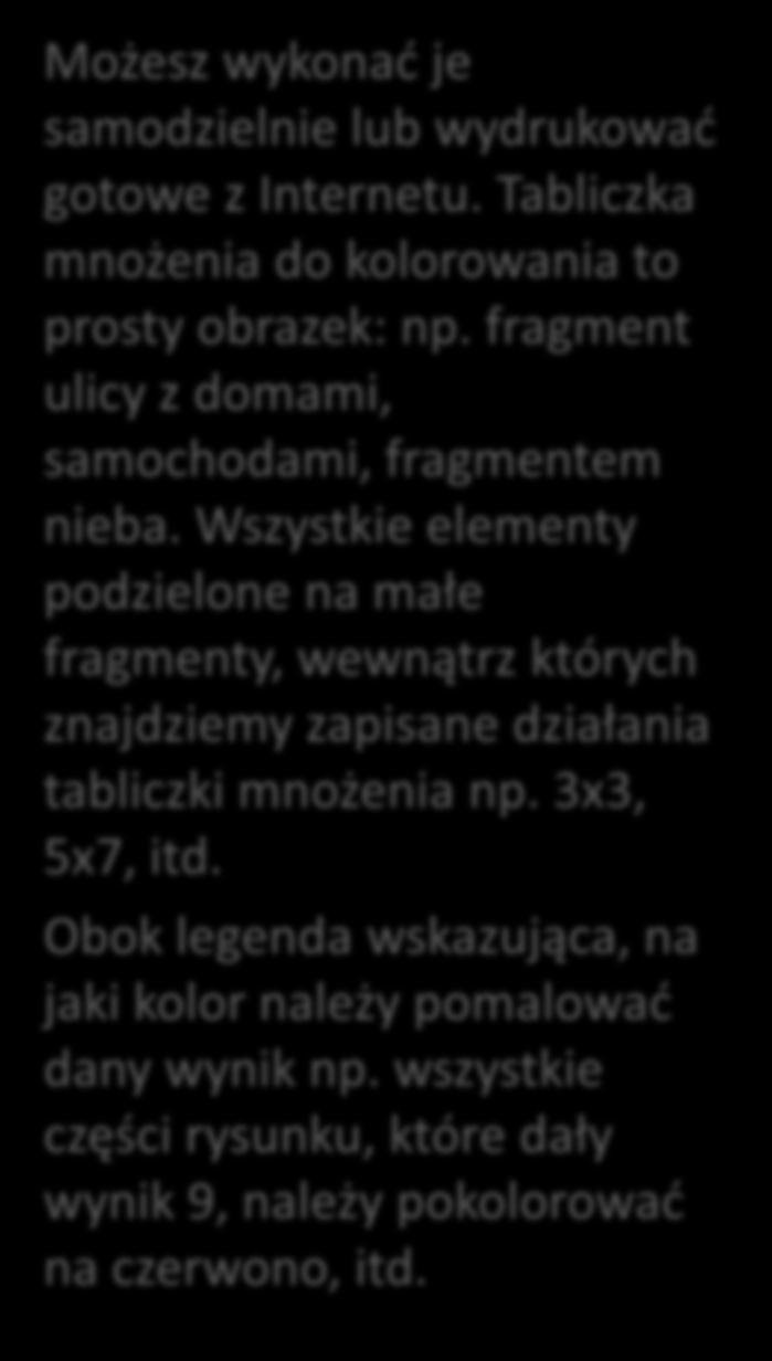 fragment ulicy z domami, samochodami, fragmentem nieba.