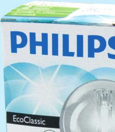 halogenowa A60 E27/28W przezroczysta Philips Ecoclassic GLS