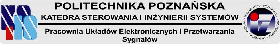 UKŁADY ELEKTRONICZNE Instrukcja do ćwiczeń laboratoryjnych Zastosowania