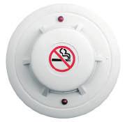Zasilany baterią czujnik, przeznaczony do monitorowania zamkniętych pomieszczeń pod kątem obecności dymu papierosowego i alarmowania po jego wykryciu wszędzie tam gdzie przestrzegany jest zakaz
