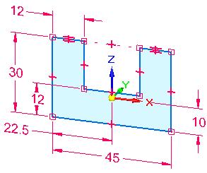 Rysowanie szkiców synchronicznych części Dodawanie wymiarów i relacji geometrycznych Dodanie wymiarów i relacji geometrycznych umożliwia sterowanie rozmiarem, kształtem i położeniem elementów szkicu.