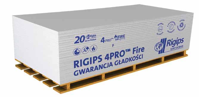 Płyty RIGIPS Rigips PRO płyta gipsowo-kartonowa z miarką Rigips to synonim jakości i najwyższego poziomu rozwiązań.
