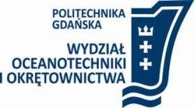 Politechnika dańka Wdiał Oceanotechniki i Okętownictwa St. inż. I topnia e.