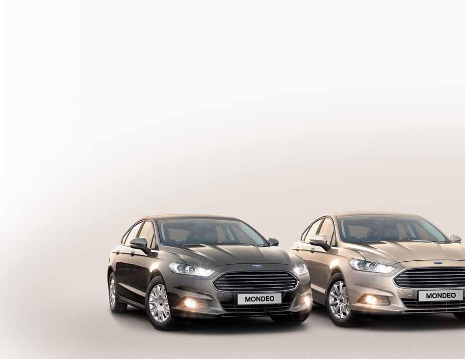 FORD MONDEO Wybrane wyposażenie standardowe Wersja Ambiente Wybrane wyposażenie standardowe Klimatyzacja manualna Radioodtwarzacz CD/MP3, 6 głośników, gniazdo USB Inteligentny System Bezpieczeństwa