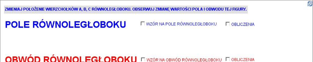 Pole i obwód równoległoboku Pole i obwód równoległoboku.