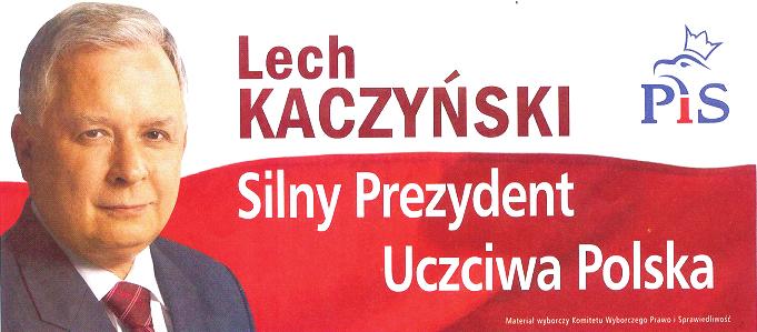 Analiza wydatków 71 List do wyborców, op³acony przez Komitet Wyborczy Prawa i Sprawiedliwoœci. Lech Kaczyñski podpisuje siê pod tym listem jako kandydat na Prezydenta RP 4.3.5.