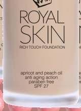 Royal Skin Fluid Oil Absorbing Sheets Bibułki matujące. Bibułki są szybkim i prostym sposobem pomagającym skórze zachować uczucie świeżości i czystości.