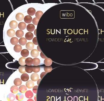 Puder Sun Touch Puder w kulkach: nadaje efekt delikatnej opalenizny; rozświetla