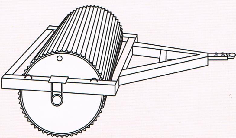 Można je podzielić na: Wały gładkie - w celu dopasowania ciężaru do warunków i potrzeb zabiegu mogą być napełniane wodą: Ubijają powierzchniowo glebę, stosowane są do wyrównania powierzchni przed