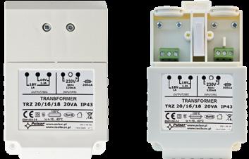 Akcesoria Transformatory Akcesoria Transformatory KOD / NAZWA: AWT 268 v 1.1 / Transformator TRZ 20VA/16V/18V AWT 468 v 1.1 / Transformator TRZ 40VA/16V/18V AWT 682 v 1.