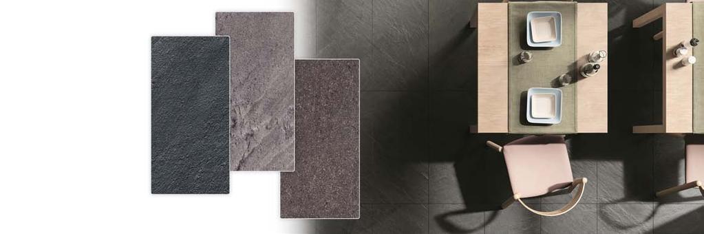 Stone Mix gres strukturalny barwiony w masie ścieralność PEI 5 - quarzite grey - ardesia black