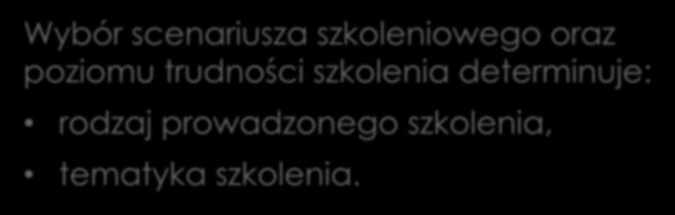 34 ELEKTRYCZNEGO ZESPOŁU TRAKCYJNEGO EN76 Wybór scenariusza szkoleniowego oraz