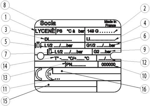 Montaż PFA PTFE/Silikon 40 do 100 I 125 do 300 II PS - maksymalne dopuszczalne ciśnienie (bar) według Dyrektywy 97/23/CE PFA - dopuszczalne ciśnienie pracy (bar) dla instalacji wodnych PS L1 L2 G1 G2