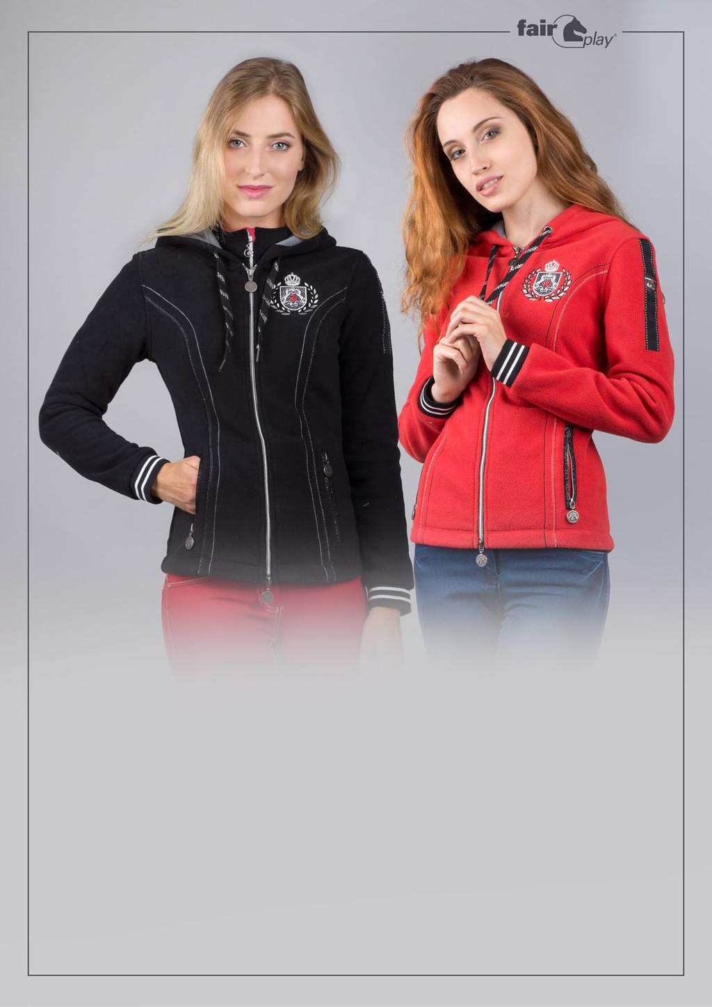 MARIKA Bluza polarowa / Fleece sweatshirt Niezwykle kobieca, sportowa bluza z kapturem wykonana z wysokiej jakości, dwuwarstwowego polaru.