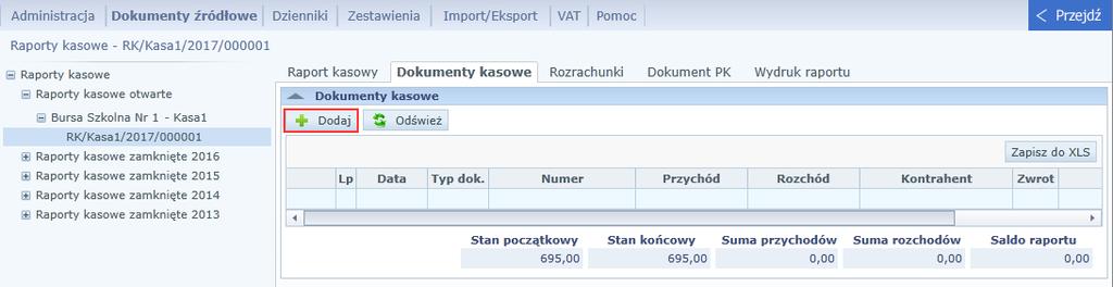 Finanse. Jak obsługiwać zaliczki gotówkowe? 4/10 Wprowadzenie dokumentu kasowego KW Na podstawie wniosku o zaliczkę pracownik może pobrać pieniądze z kasy.