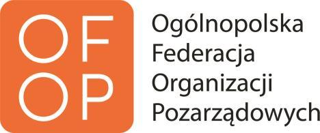 1 Sprawozdanie Ogólnopolskiej Federacji Organizacji