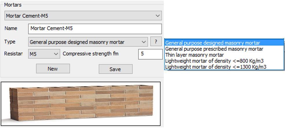Wybierz aby zapisać rodzaj elementu w bibliotece konstrukcji murowych.