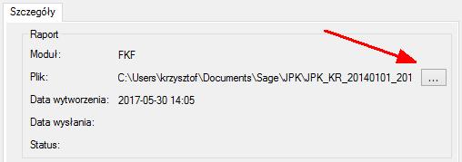 Raporty JPK Dodano możliwość korekty katalogu przechowywania utworzonych wcześniej plików JPK.