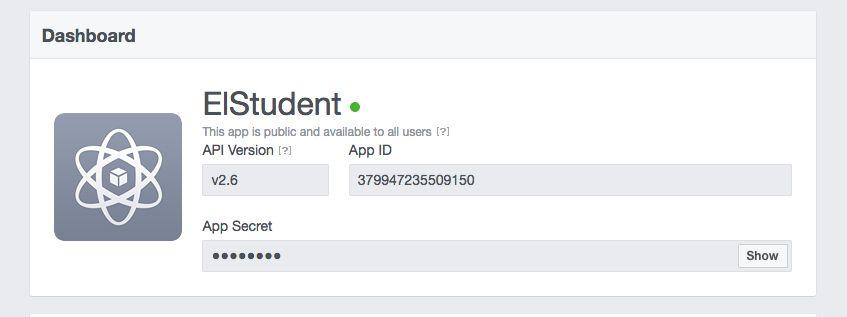 Na portalu Facebook trzeba stworzyć własną aplikację korzystając z strony dla deweloperów.