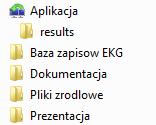 DODATEK D. Spis zawartości dołączonych nośników Na nośniku CD pliki zostały uporządkowane w katalogach, których struktura została przedstawiona poniżej: Rysunek 9.