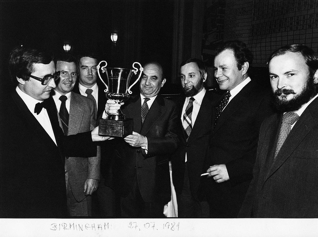 Złoty medal na Drużynowych Mistrzostwach Europy w Birmingham 1981: Andrzej Milde, Marek Kudła, Tomasz