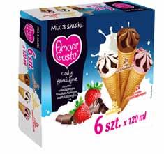 x 65 ml 100 ml - 0,90 Lody rożki