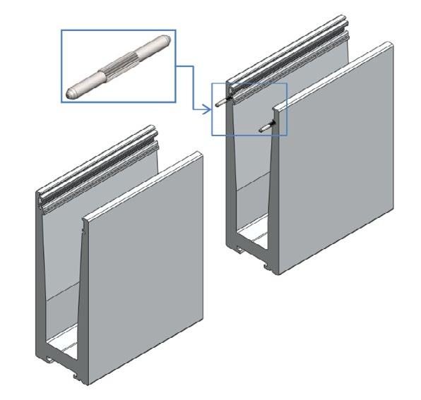 124,50x46mm 129x48mm Kołek