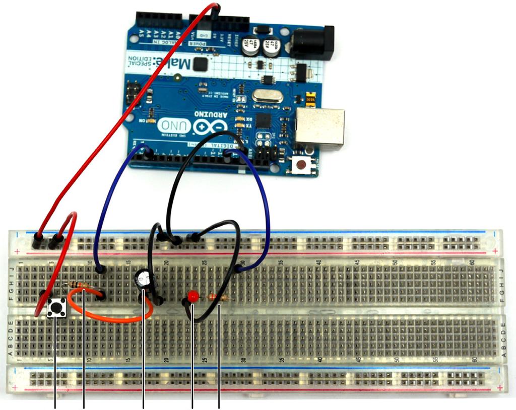 Arduino jako wyłącznik z opóźnieniem W układach elektronicznych czasami chcemy przez pewien czas utrzymać włączone urządzenie nawet wtedy, gdy wyłącznik elektryczny został wyłączony.