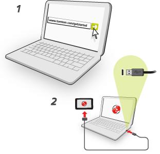 MyTomTom Informacje o koncie MyTomTom MyTomTom pomaga zarządzać zawartością i usługami zapisanymi w urządzeniu nawigacyjnym TomTom, umożliwia również kontakt ze społecznością TomTom.