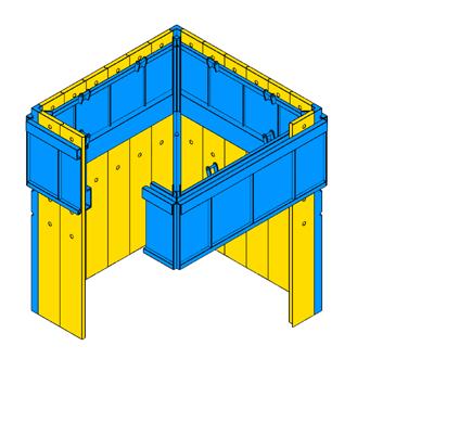 2500 mm x 1700 mm x 2500 mm daje możliwość zestawienia