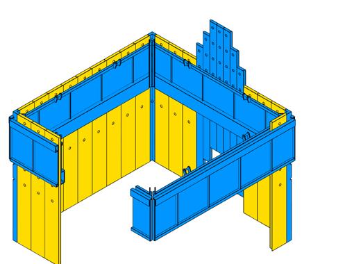 1700 mm x 2500 mm Zestaw 2500 mm x 2500 mm x 2500 mm