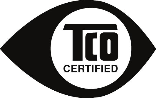 TCO informacja Congratulations! This display is designed for both you and the planet! The display you have just purchased carries the TCO Certified label.