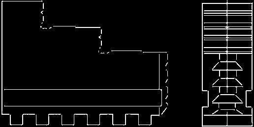kcesoria do tokarek i szlifierek obrotowych Uchwyt tokarski Szczęki odwracalne D Do mocowania obrabianych przedmiotów i narzędzi na tokarkach.