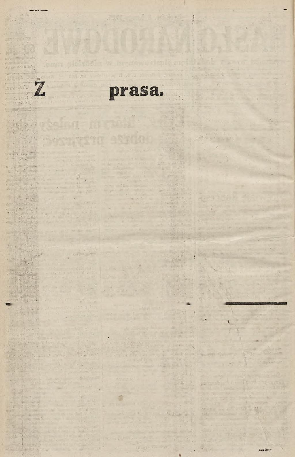 Str. 2. HASŁO N A R O D O W. " Nr. 4. Polski trzeba skończyć. Nie ordynarnem obcinaniem bród i gwałtami, ale... bojkotem ekonomicznym. Nie należy lękać się tego słowa!