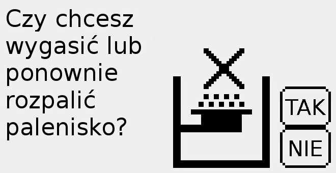 Regulator umożliwia uruchomienie i sterowanie pracą kotła z wyłączonym podajnikiem.