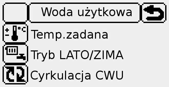 9. Przygotowanie ciepłej wody użytkowej. Uwaga!!! Regulator posiada wbudowaną funkcję neutralizacji bakterii Legionella pneumophila, mogącej rozwijać się m.in. w zbiornikach ciepłej wody.