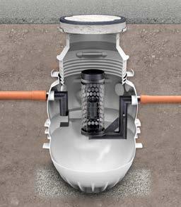 Separatory koalescencyjne do zabudowy w gruncie z tworzywa sztucznego (PEHD) Montaż Ekspolatacja Separatory te przeznaczone są do zabudowy w gruncie.