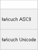 Oprócz zwykłych tablic znakowych (ang. character tables), języki Pascal, C++ oraz Basic udostępniają tzw. łańcuchy znakowe (ang. character strings).