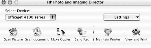 rozdz. 2 u ytkownicy systemu macintosh! Wykonaj jedn z nast puj cych czynno ci: W systemie Mac OS 9, kliknij dwukrotnie na pulpicie ikon Nawigator Obrazów i Fotografii HP.