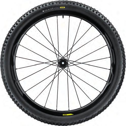 Koła MTB Mavic Crossride Tubeless Pulse Masa (bez ogumienia) 27,5 : 1870, 29 : 1960 g; opona 27,5x2,1: 680 g, 29x2,1: 720 g Do ścigania XC jak i do rekreacyjnej jazdy w terenie potrzeba komponentów,