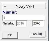 3. Program wyświetli komunikat informujący o: - możliwości przepisania prognozy z poprzednich uchwał (także z poprzedniego roku, gdy zachowana jest ciągłość) - możliwość rozpoczęcia nowej, czystej