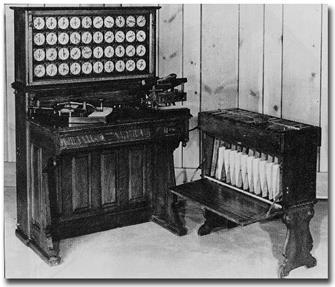 AUTOMATYCZNE PRZETWARZANIE DUŻYCH ZBIORÓW DANYCH W 1889 roku Amerykański Urząd Spisowy (odpowiednik naszego GUSu) ogłosił konkurs na maszynę ułatwiająca i przyśpieszająca opracowanie danych ze spisów