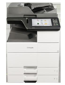 miesięczny cykl pracy Lexmark XM9155 Lexmark XM9165 Szybkość druku i kopiowania 45 str./min Szybkość skanowania dwustronnego 70 kartek/min. Czas wydruku pierwszej strony 5,6 s Pamięć 1024 MB (max.