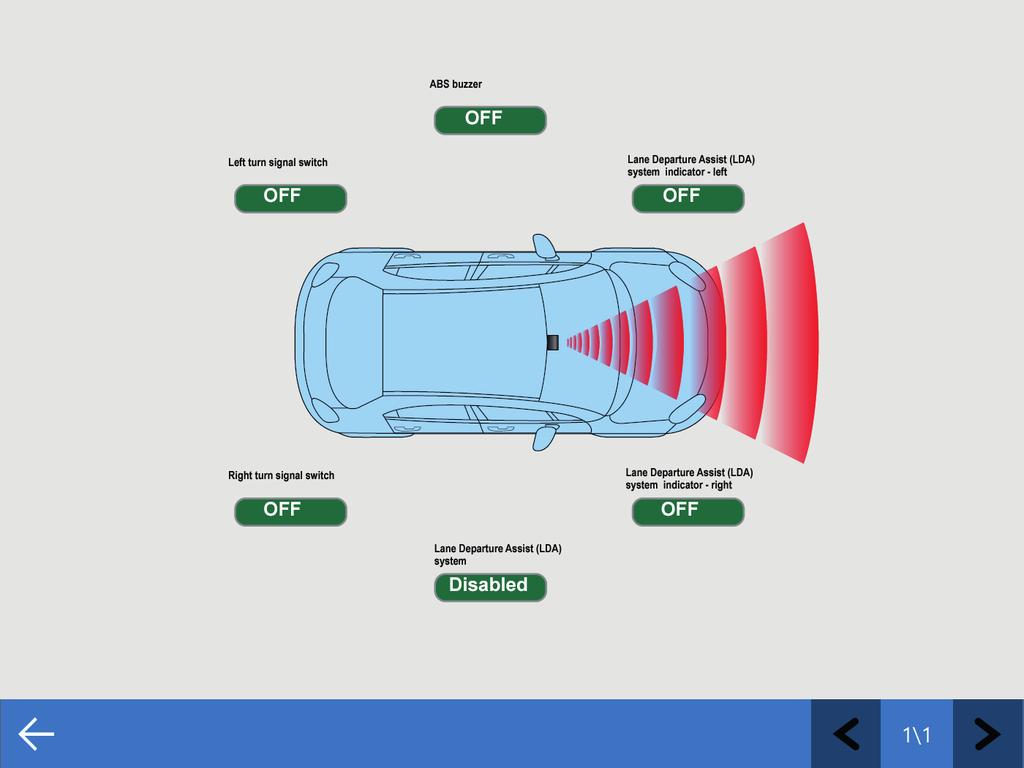 Wspomaganie Zmiany Pasa Ruchu LEXUS: RX 350 BR; ES (V6) 200 [16>]; ES (V6) 250 [12>]; ES (V6) 300h [12>]; ES (V6) 350 [12>]; GS (L1) 300h [13>]; GS (L1) 350 [12>]; GS (L1) 450h [12>]; GS (L1) F